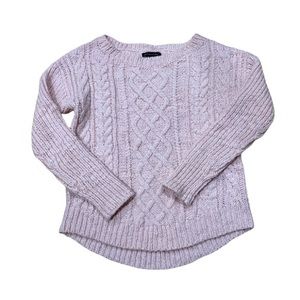 Cable-Knit Crewneck